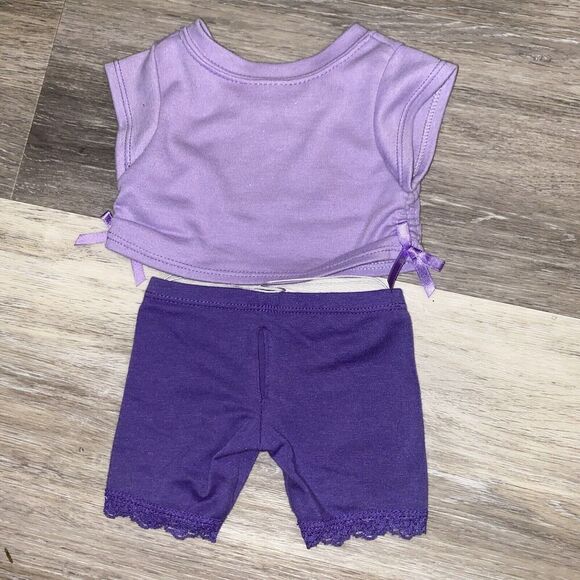 Build A Bear Hello Kitty Shirt - Purple Rare HTF 2006 & Purple Capris - Picture 3 of 5